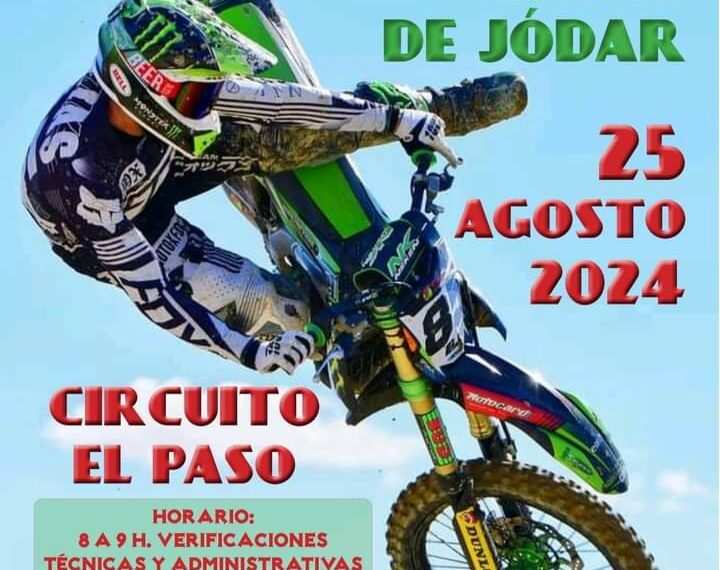 ¡VUELVE EL XXXVIII MOTOCROSS CIUDAD DE JÓDAR EL 25 DE AGOSTO!