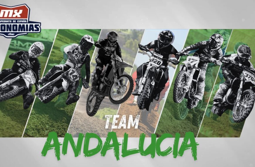 EQUIPO ANDALUZ PARA EL MOTOCROSS DE LAS AUTONOMÍAS 2024 EN OSUNA