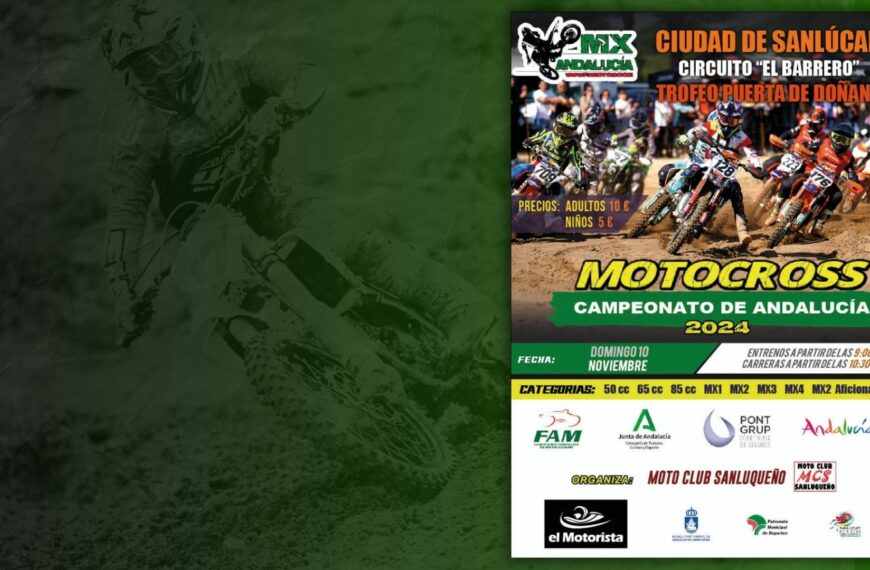 DESPUÉS DE VARIOS MESES, VUELVE EL MOTOCROSS ANDALUZ A SANLÚCAR DE BARRAMEDA