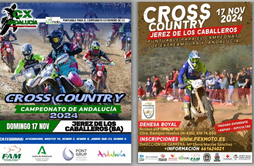 REGRESA EL CROSS COUNTRY EN JEREZ DE LOS CABALLEROS EL 17 DE NOVIEMBRE