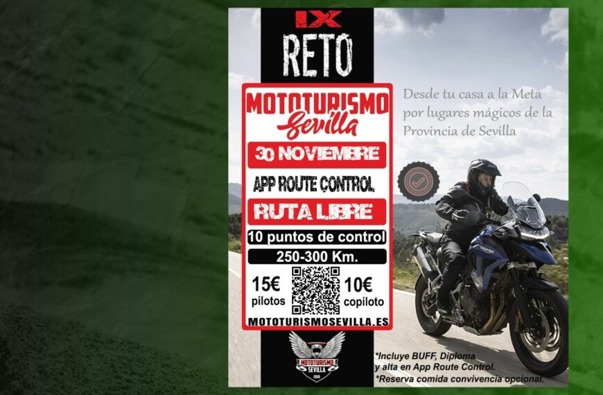 NUEVO EVENTO PUNTUABLE PARA EL TROFEO DE MOTOTURISMO TOURING ESTE SÁBADO