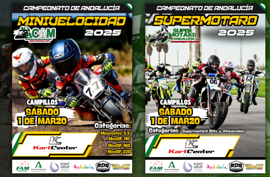 COMIENZA LA TEMPORADA 2025 DE LA MINIVELOCIDAD Y SUPERMOTARD EN CAMPILLOS