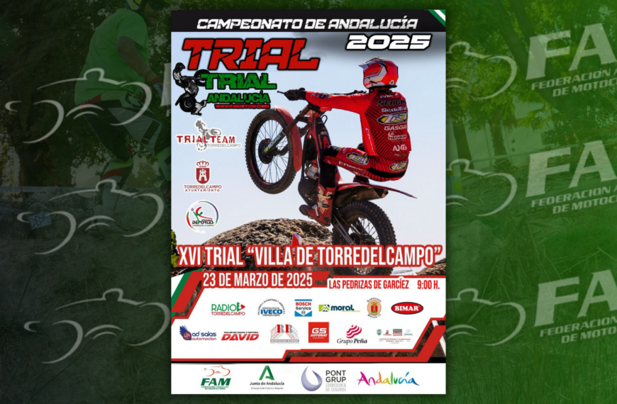 ARRANCA EL ANDALUZ DE TRIAL UN AÑO MÁS EN TORREDELCAMPO EL 23 DE MARZO