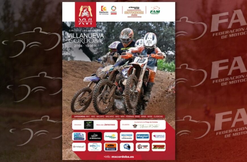 SEGUNDA CARRERA DEL PROVINCIAL CORDOBÉS DE MOTOCROSS EN VILLANUEVA DE CÓRDOBA