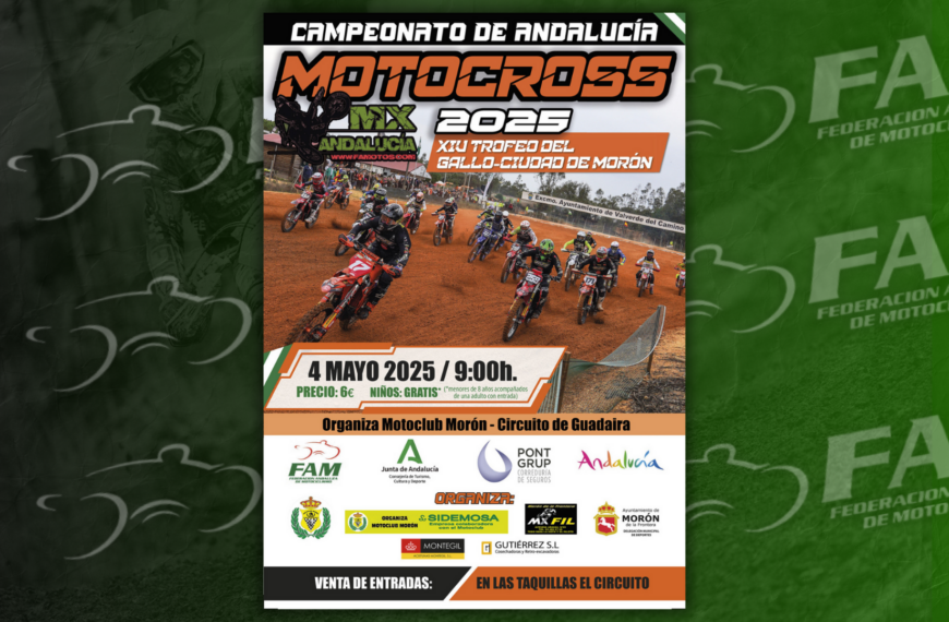 MORÓN ACOGE LA CUARTA PRUEBA DEL ANDALUZ DE MOTOCROSS ANTES DEL PARÓN