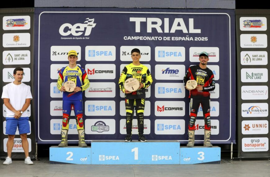 ANDALUCES en el Trial Campeonato España celebrado en Sant Julia de Loria -Andorra