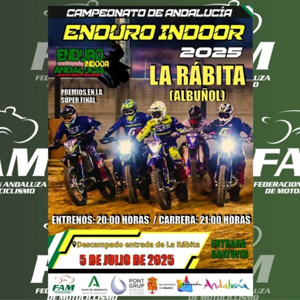 LA PRIMERA CARRERA DE ENDURO INDOOR COMIENZA EN LA COSTA TROPICAL DE GRANADA.