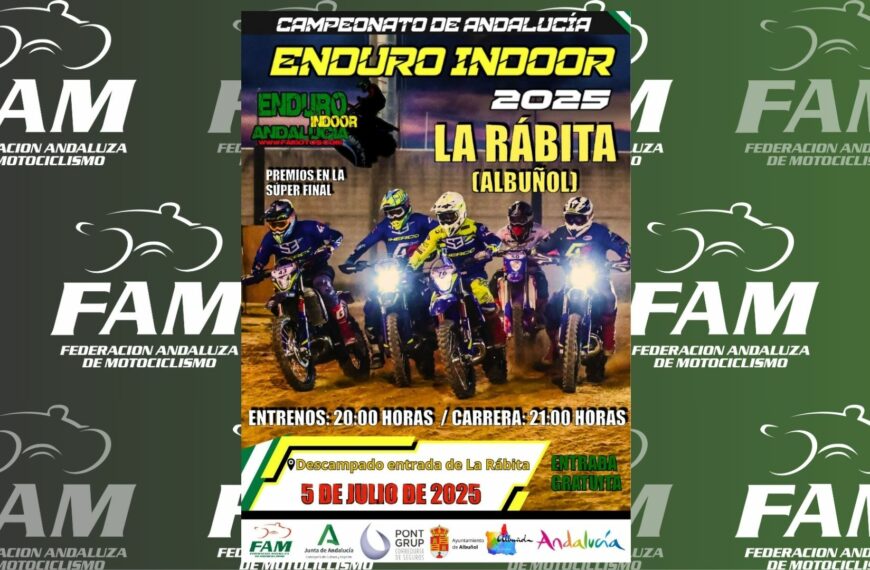 LA PRIMERA CARRERA DE ENDURO INDOOR COMIENZA EN LA COSTA TROPICAL DE GRANADA.