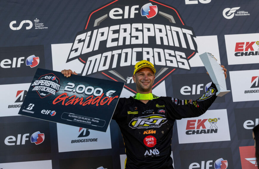 BUTRÓN INAGURA LA ELF SUPERSPRINT MOTOCROSS CON VICTORIA EN ALHAMA DE MURCIA