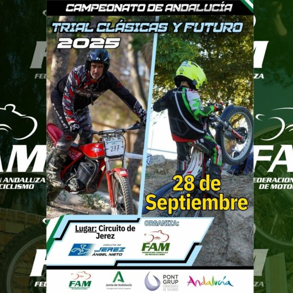 EL TRIAL ANDALUZ REGRESA AL CIRCUITO DE JEREZ-ÁNGEL NIETO EL PRÓXIMO DÍA 28 DE SEPTIEMBRE