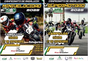 El CAMPEONATO DE ANDALUCÍA DE MINIVELOCIDAD Y SUPERMOTARD REGRESA AL KARTCENTER CAMPILLOS