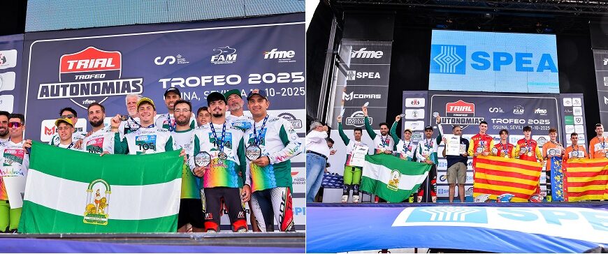 ANDALUCÍA, SUBCAMPEONA DEL TROFEO NACIONAL DE TRIAL DE LAS AUTONOMÍAS OSUNA, 12 DE OCTUBRE DE…
