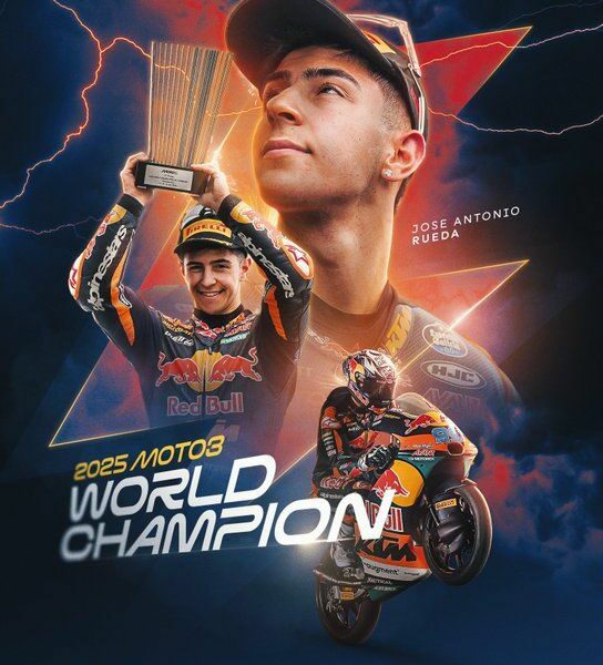 JOSE ANTONIO RUEDA RUIZ CAMPEÓN MUNDIAL DE MOTO 3 2025