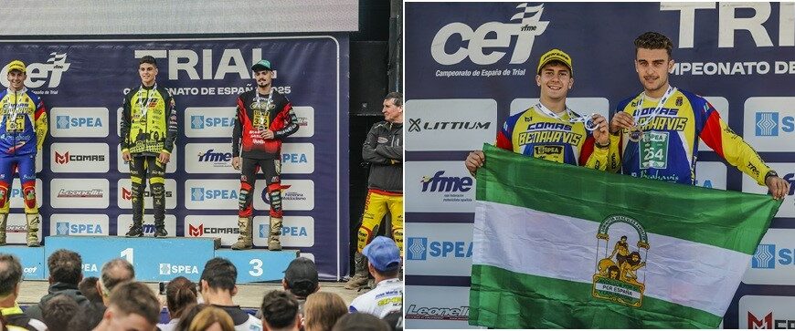 TRES PODIUMS DEFITINIVOS EN ENTRIMO PARA NUESTROS PILOTOS DEL TRIAL