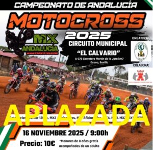 COMUNICADO OFICIAL – APLAZAMIENTO DEL MOTOCROSS DE OSUNA