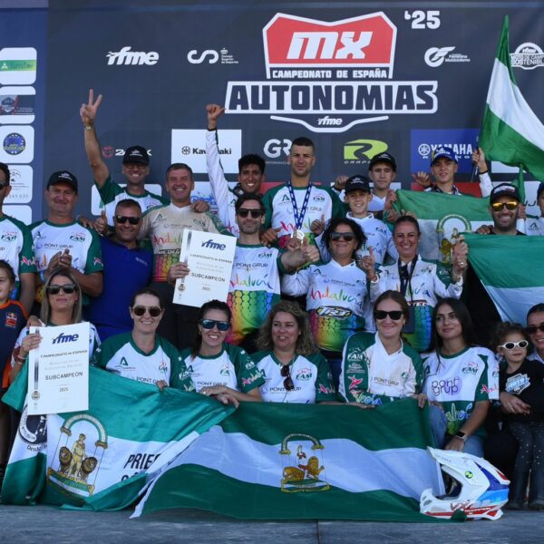 ANDALUCÍA SE PROCLAMA SUBCAMPEONA DE ESPAÑA EN EL CAMPEONATO DE MOTOCROSS DE LAS AUTONOMÍAS 2025