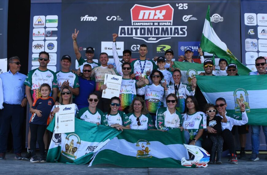 ANDALUCÍA SE PROCLAMA SUBCAMPEONA DE ESPAÑA EN EL CAMPEONATO DE MOTOCROSS DE LAS AUTONOMÍAS 2025