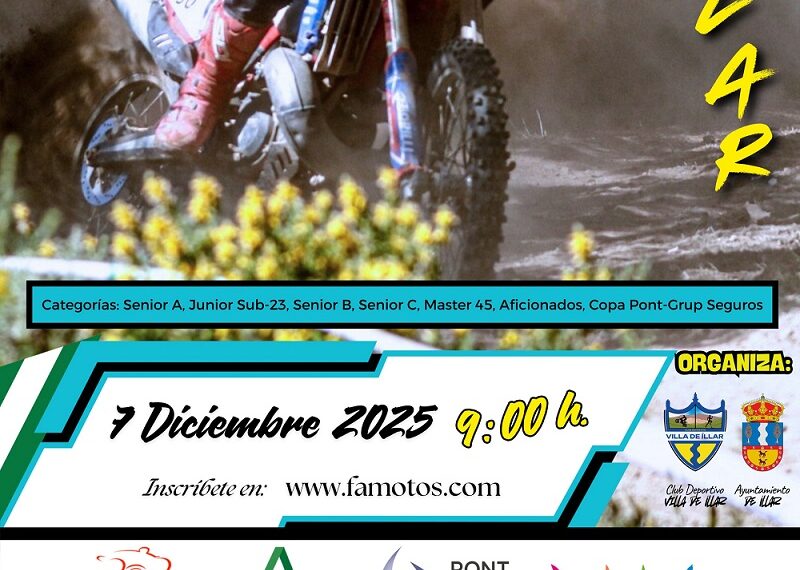 ÍLLAR (ALMERÍA) BAJA EL TELÓN DEL CAMPEONATO DE ANDALUCÍA DE CROSS COUNTRY 07 DE DICIEMBRE…