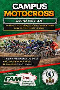 APLAZAMIENTO DEL SEGUNDO CAMPUS DE TECNIFICACION DE MX FAM FUTURO PARA PILOTOS HASTA 18 AÑOS DE OSUNA