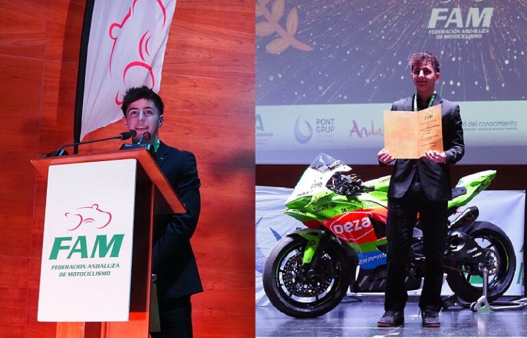DOS HERMANAS BRILLÓ CON LA GALA DE CAMPEONES DEL MOTOCICLISMO ANDALUZ 2025