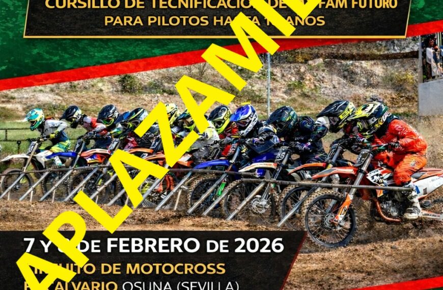 APLAZAMIENTO DEL CAMPUS DE TECNIFICACIÓN DE MX FAM FUTURO PREVISTO CELEBRARSE LOS DÍAS 07-08-FEBRERO DE 2026 EN OSUNA