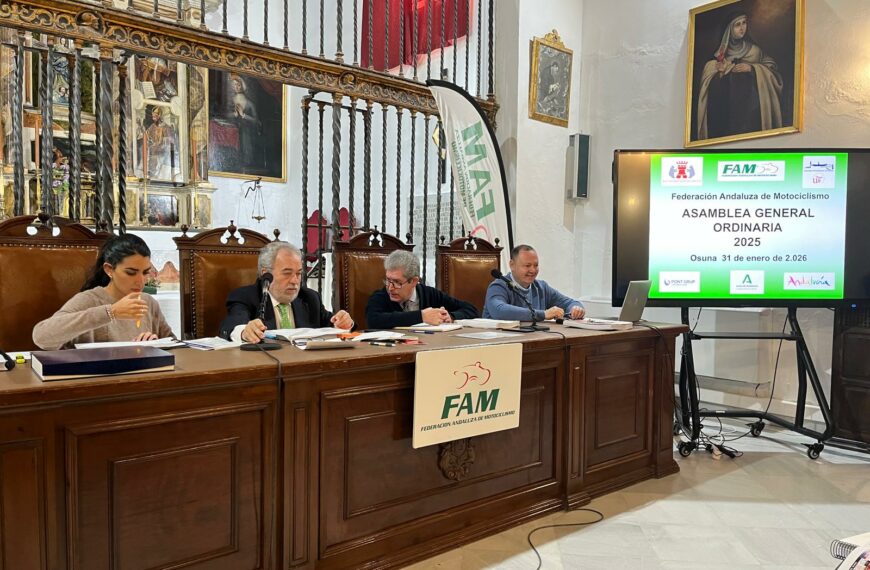 CELEBRADA LA ASAMBLEA GENERAL ORDINARIA DE LA FEDERACIÓN ANDALUZA DE MOTOCICLISMO