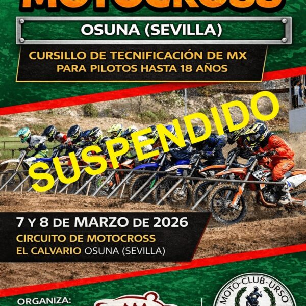 APLAZAMIENTO DEL CAMPUS DE TECNIFICACIÓN DE MX FAM FUTURO PREVISTO CELEBRARSE LOS DÍAS 07-08-MARZO DE&hellip;