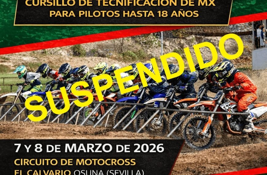 APLAZAMIENTO DEL CAMPUS DE TECNIFICACIÓN DE MX FAM FUTURO PREVISTO CELEBRARSE LOS DÍAS 07-08-MARZO DE&hellip;