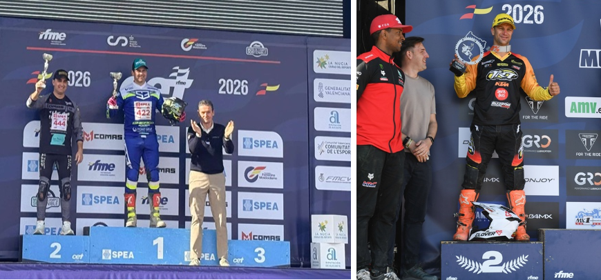 RESULTADOS CAMPEONATO DE ESPAÑA DE MOTOCROSS Y TRIAL