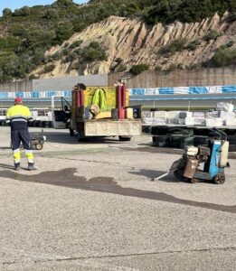 COMIENZAN LAS MODIFICACIONES Y MEJORAS EN EL TRAZADO DEL KARTING CIRCUITO DE JEREZ ANGEL NIETO.
