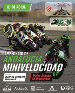 ARRANCA UN NUEVO CERTAMEN DEL CAMPEONATO DE ANDALUCÍA DE MINIVELOCIDAD.
