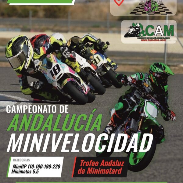 ARRANCA UN NUEVO CERTAMEN DEL CAMPEONATO DE ANDALUCÍA DE MINIVELOCIDAD.