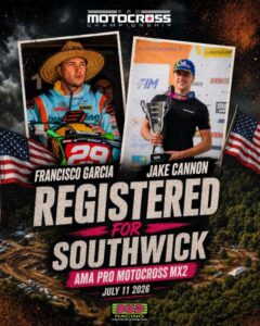 FRANCISCO GARCÍA OCAÑA “CARBONERO” COMPETIRÁ EN EL AMA PRO MOTOCROSS 250 CON BUD RACING KAWASAKI