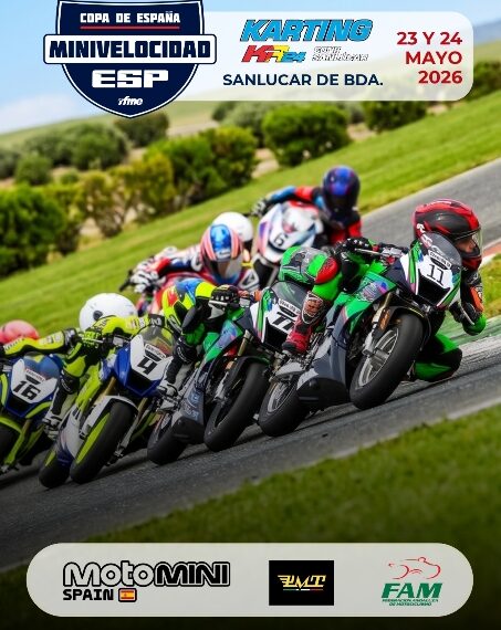 VUELVE A ANDALUCÍA LA COPA DE ESPAÑA DE MINIVELOCIDAD EN EL KARTING KR24 SANLÚCAR.
