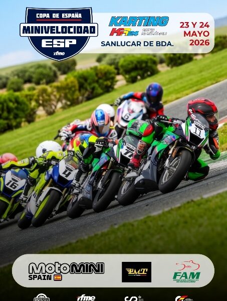 VUELVE A ANDALUCÍA LA COPA DE ESPAÑA DE MINIVELOCIDAD EN EL KARTING KR24 SANLÚCAR.