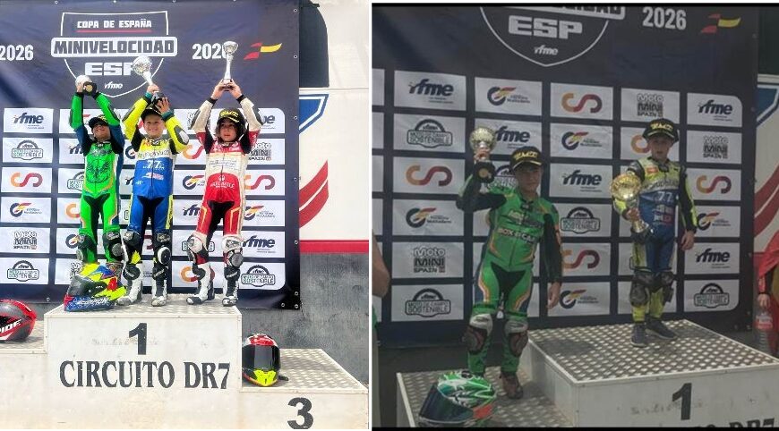 MERINO SOTO Y LLAMAS SANTOS LIDERAN EL PODIO DE LA COPA DE ESPAÑA DE MINIVELOCIDAD&hellip;