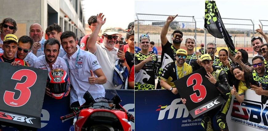 MOTORLAND ARAGÓN DEJA UNA VICTORIA Y TRES PODIUM PARA NUESTROS PILOTOS