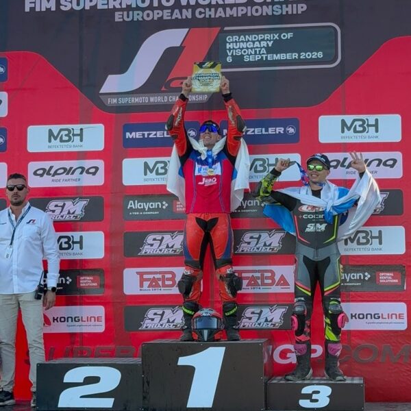 DE HUELVA A LA GLORIA EN HUNGRÍA: PAQUITO GÓMEZ RECONQUISTA EL TRONO EUROPEO DE SUPERMOTO