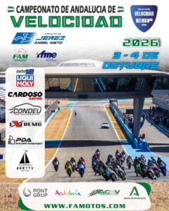 ⚠️ ÚLTIMO DÍA PARA INSCRIBIRSE ⚠️ ¡RUGIDO DE MOTORES EN JEREZ!                                    EL ANDALUZ DE VELOCIDAD DESATA SU SEGUNDO ASALTO CON EL ESPERADO ESTRENO DE LA CATEGORÍA AUTOMÁTICA Y 125 GP.