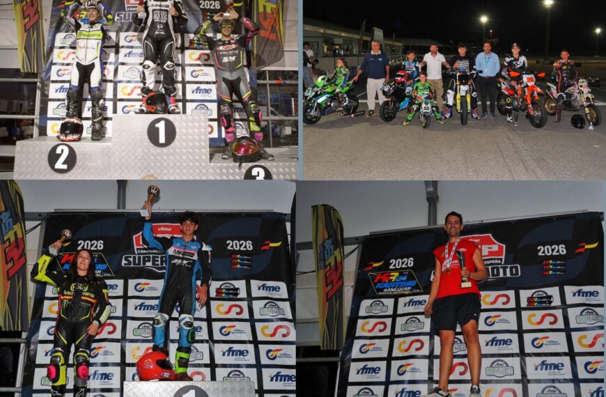 LOS PILOTOS ANDALUCES, PROTAGONISTAS EN EL CAMPEONATO DE ESPAÑA DE SUPERMOTO