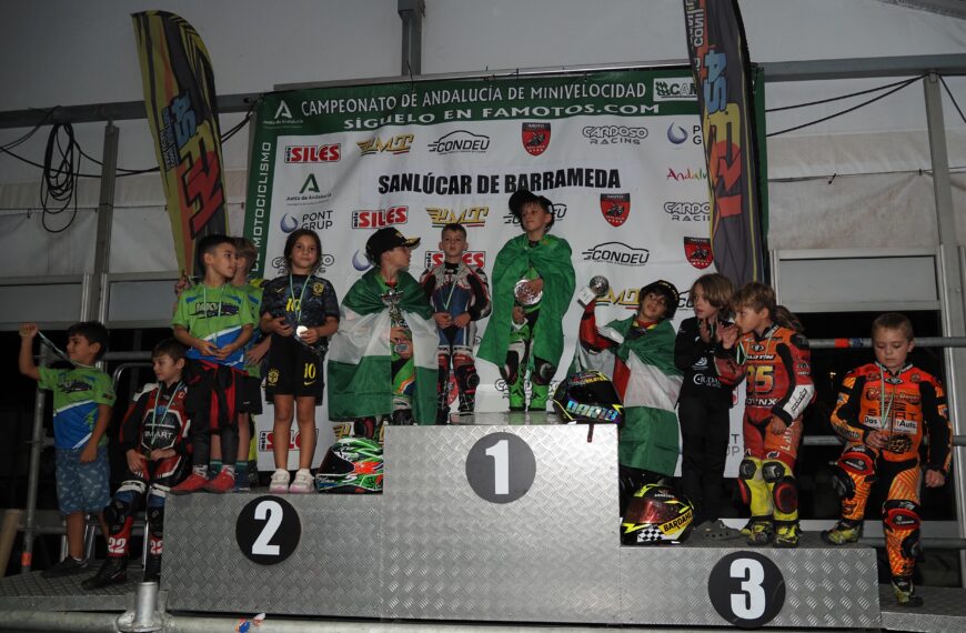 EMOCIÓN Y NUEVOS CAMPEONES EN LA GRAN FINAL DEL ANDALUZ DE MINIVELOCIDAD EN SANLÚCAR